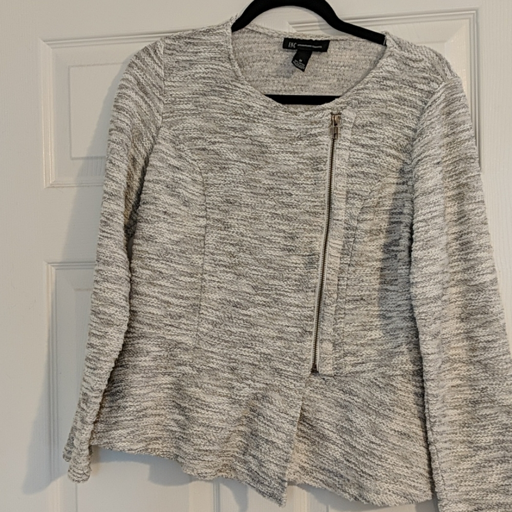 INC Peplum Zip Jacket